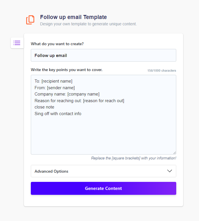 Follow Up Email Template AI Generator With Examples Wordkraft