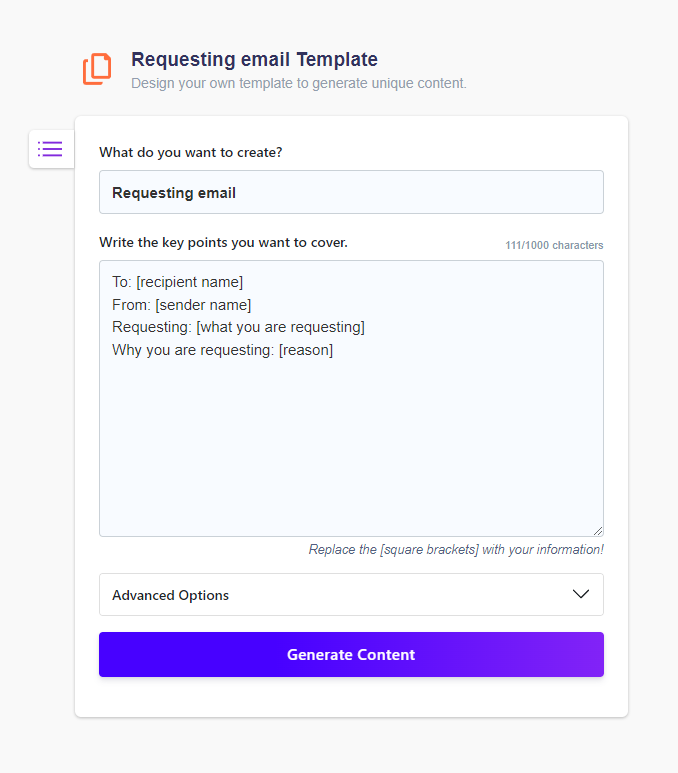 Demo Request Email Template