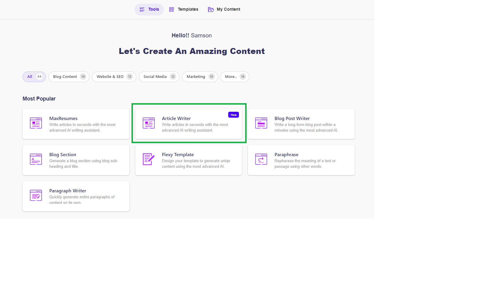 Best Free Online Article Writer Wordkraft