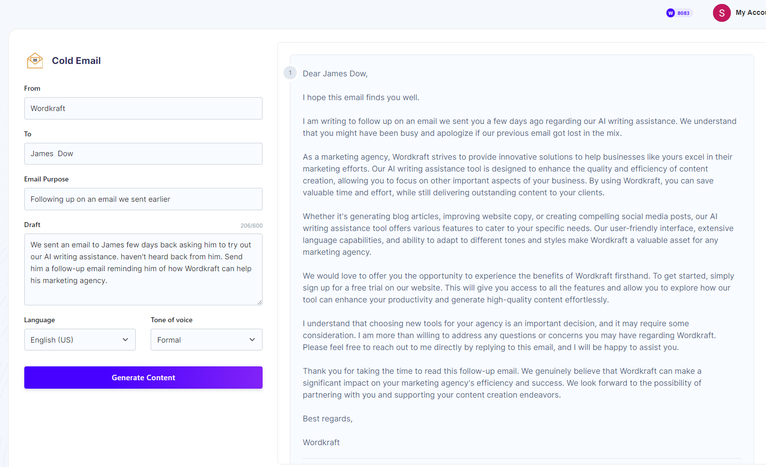 cold email ai tool